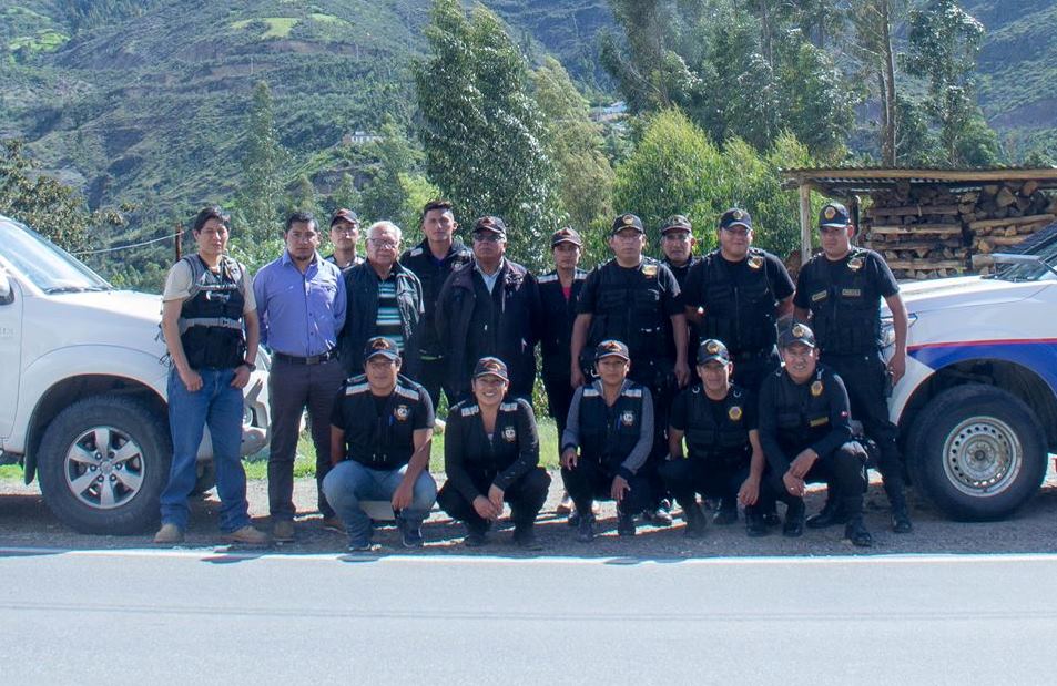 Serenazgo de Taricá recibió curso organizado por Coprosec Huaraz