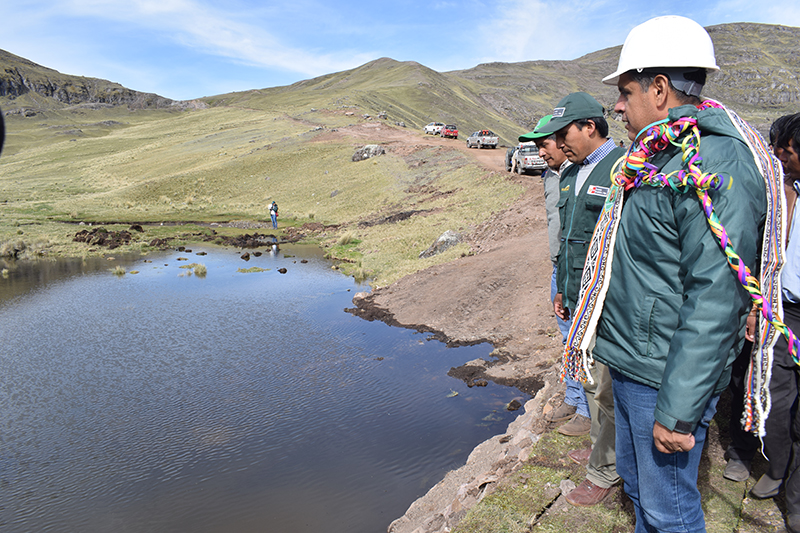 Ministerio de Agricultura construirá 48 qochas en la region Áncash