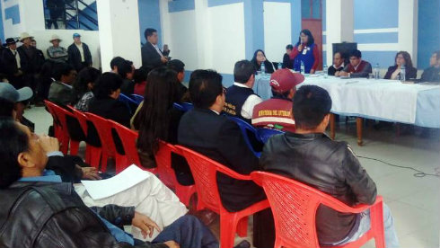 Sihuas: Mesa de trabajo para atender problemas de la administración de justicia