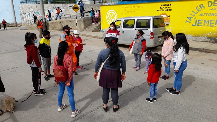 Huaraz: población ejercita simulacro de aluvión con medidas de seguridad para covid-19