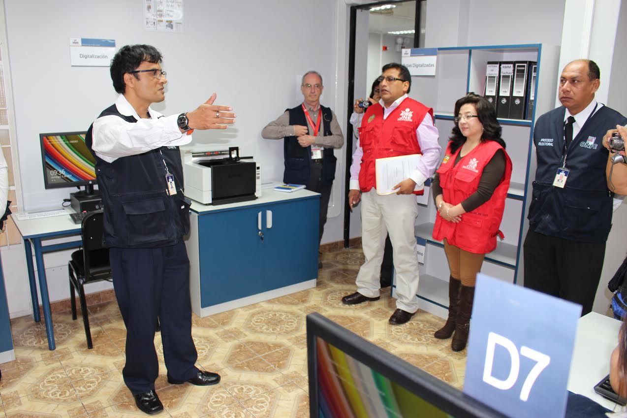 ODPE Huaraz realizó simulacro del sistema de cómputo electoral