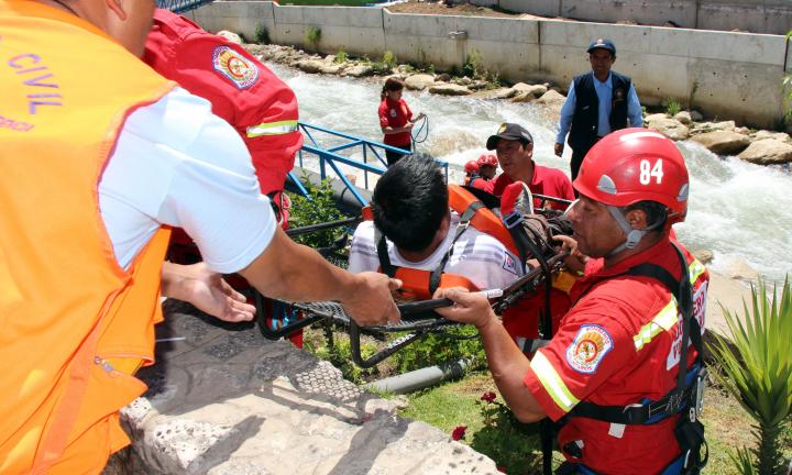 Coer Áncash prepara simulacro de sismo seguido de aluvión