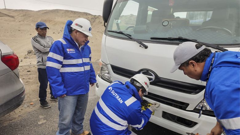 Titular de la Sutrán lideró operativo de control en Áncash para fortalecer seguridad en vías nacionales