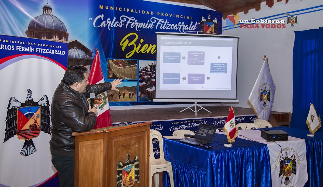 Municipio de Carlos Fermín Fitzcarrald realizó taller sobre cumplimiento de metas
