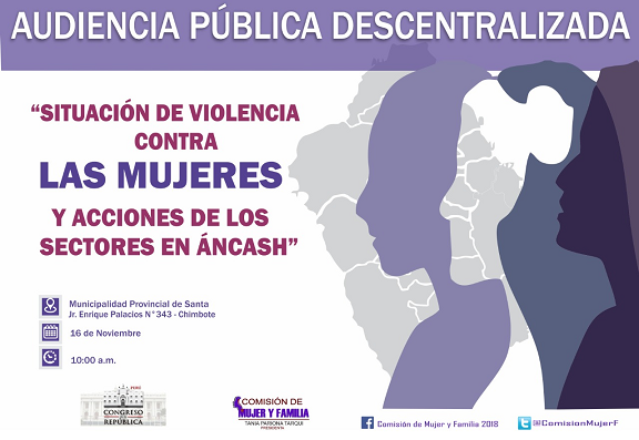 Ancash: evaluarán situación de mujeres y acciones que desarrollan instituciones frente a la violencia