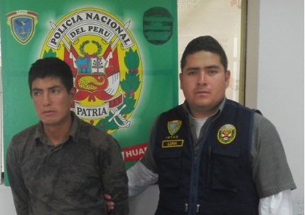 Huaraz: capturan a micro comercializador de drogas en parque de la ciudad