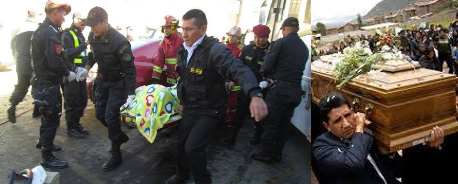 Dan último adiós a extrabajador de Diresa Ancash y exigen justicia 