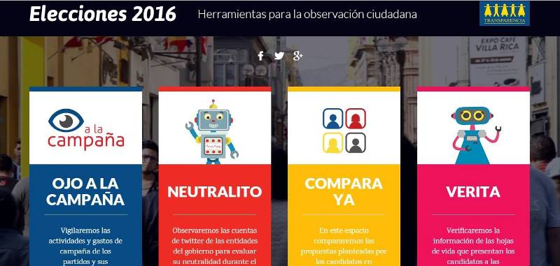 Transparencia difunde 4 herramientas para observación de las Elecciones Generales 2016