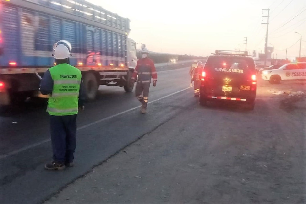 Verifican cumplimiento de restricción del tránsito interprovincial entre Chimbote y Trujillo