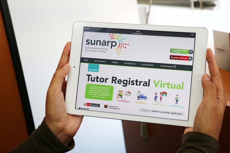 Más de 97 mil personas ya visitaron el ‘Tutor Registral Virtual’ de la Sunarp