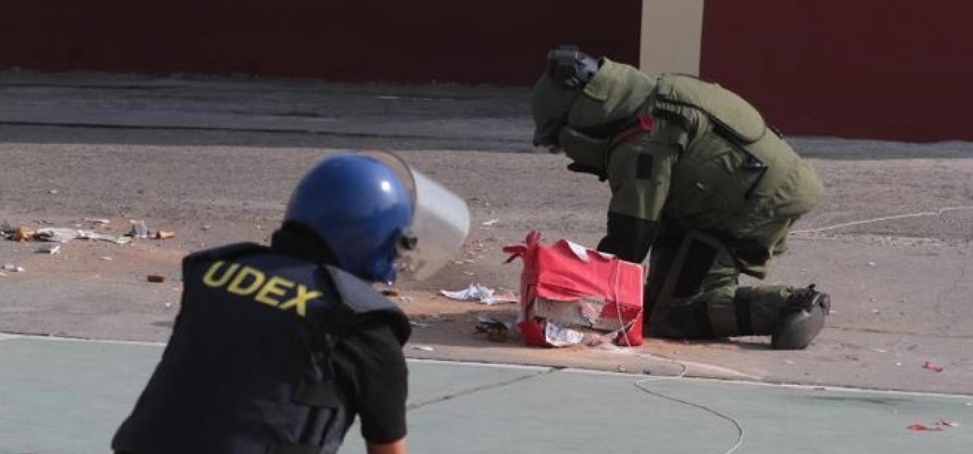 Personal de Udex retiró explosivo dejado frente a sede del JNE