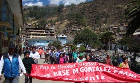 Magisterio huarino exige la separación del director de la Ugel Hugo Loli Garcilazo