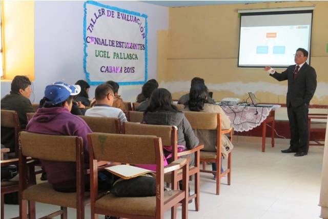 Ugel Pallasca capacita a docentes y directores en evaluación censal de estudiantes