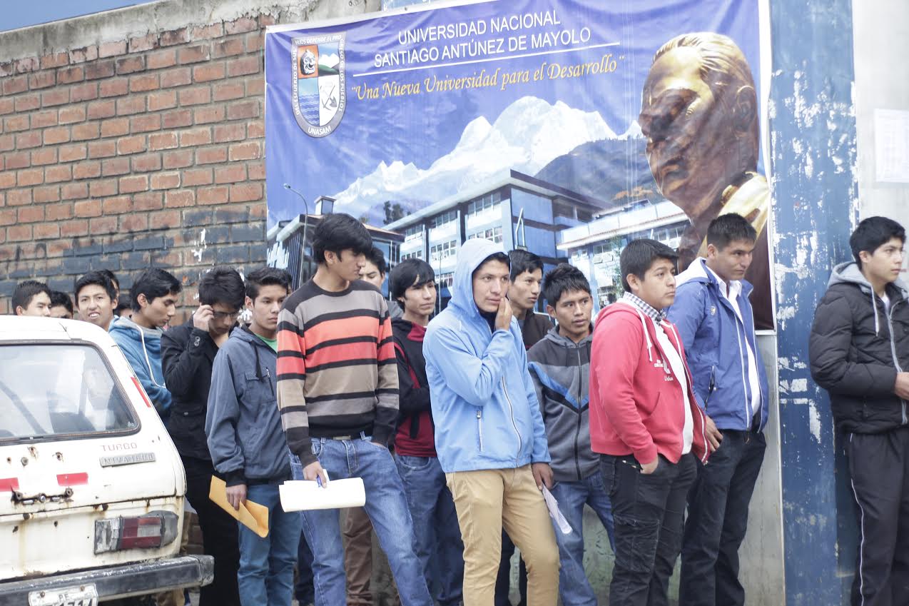 Unasam realizó examen de exonerados