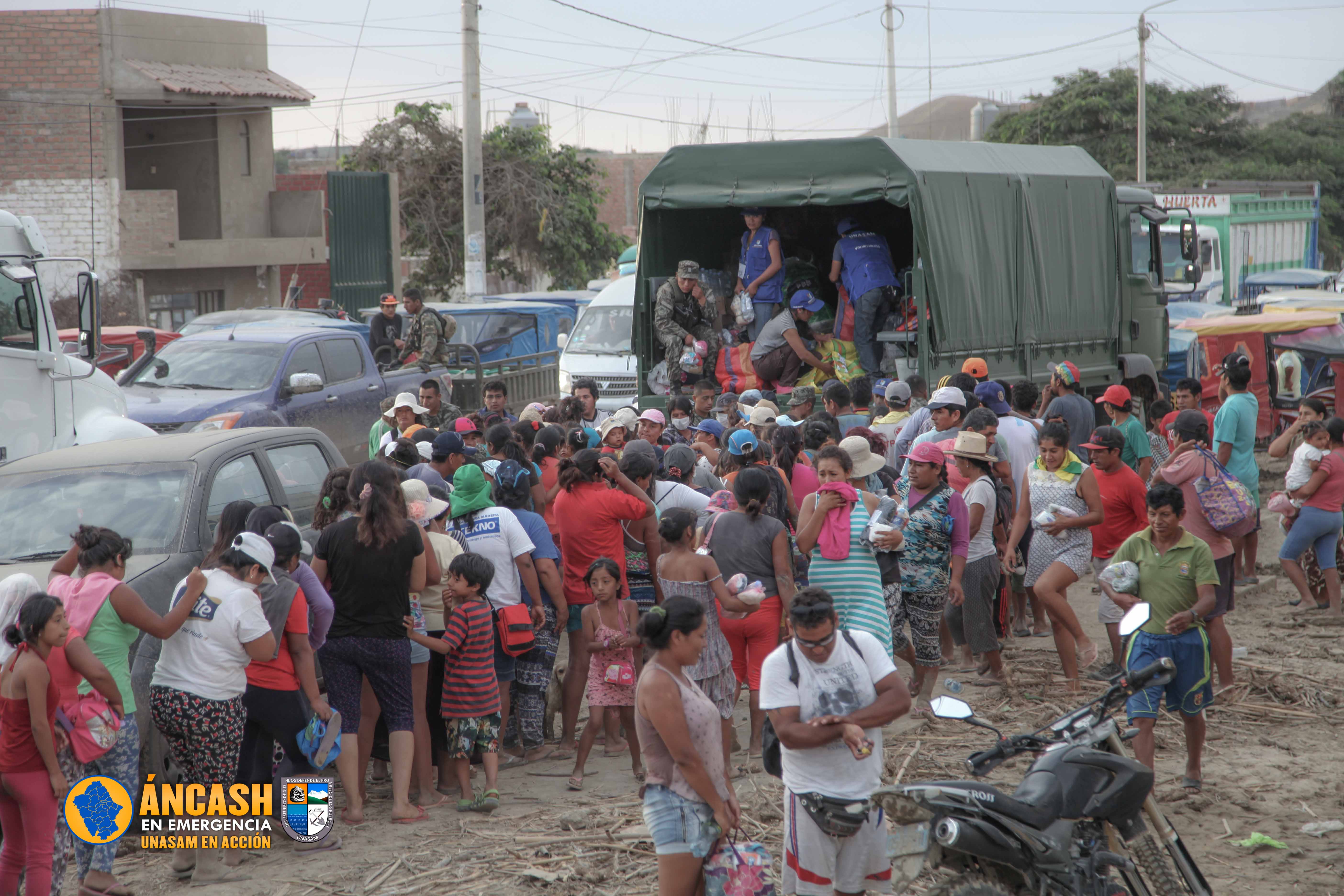 Unasam recolectó y entregó 8 toneladas de ayuda humanitaria para damnificados