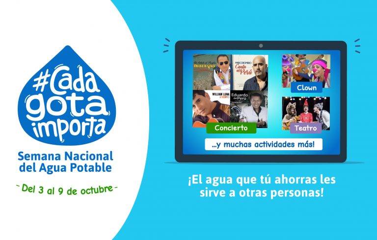 Sunass promueve uso responsable y solidario del agua potable en tiempos de covid-19