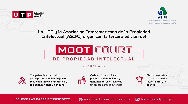 UTP y Asipi organizan la tercera edición del Moot Court de Propiedad Intelectual   