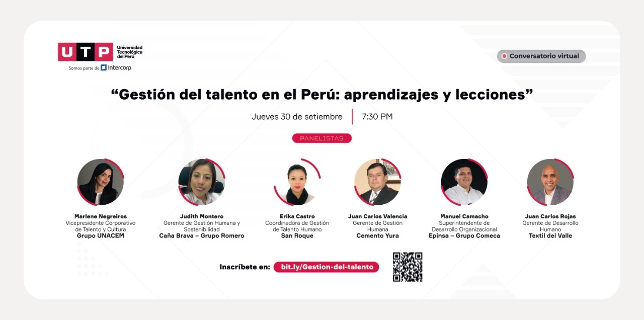 Líderes de Gestión del Talento del Perú compartirán aprendizajes y lecciones