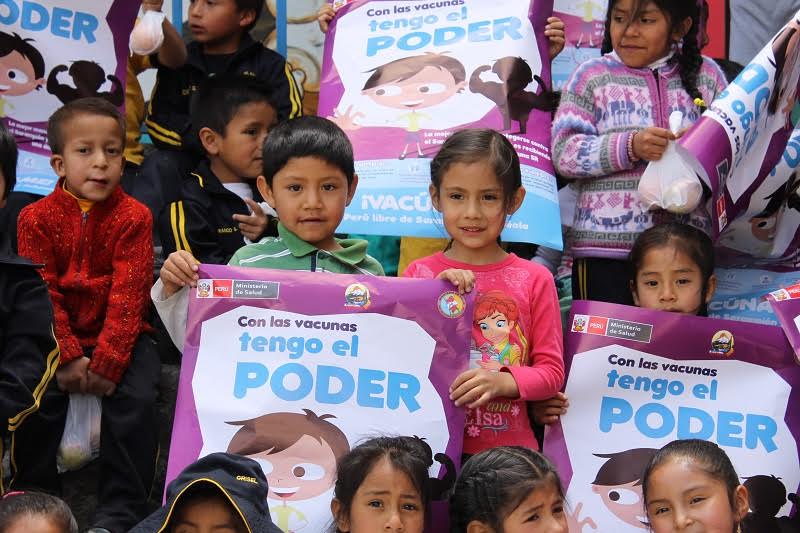 Huaylas: última semana para vacunación contra el sarampión y la rubéola