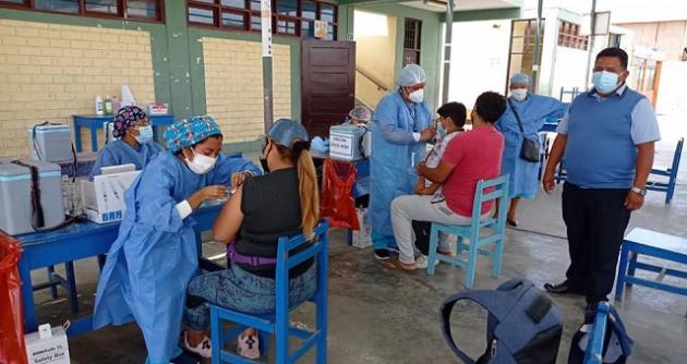 El 70% de la población en Áncash ya cuenta con la tercera dosis contra la Covid-19