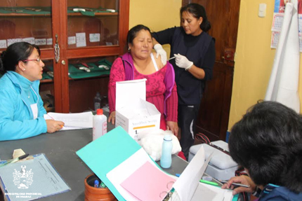 Trabajadores del Camal Municipal de Huaraz fueron vacunados contra la hepatitis y el tétano