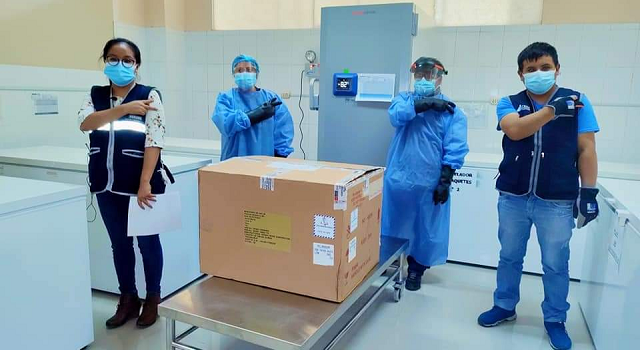 Llega nuevo lote de 31,590 dosis de vacunas Pfizer a Áncash para continuar con inmunización