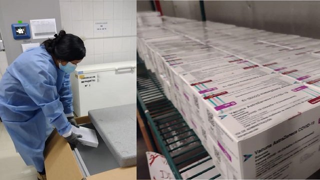 Áncash recibe 126,030 dosis de vacunas contra la Covid-19 para inmunización