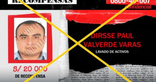 Capturan a Dirsse Valverde, el "Más buscado" por el caso "La Centralita"
