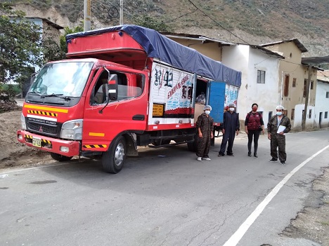 Actores sociales verifican entrega de alimentos en instituciones educativas de Áncash 