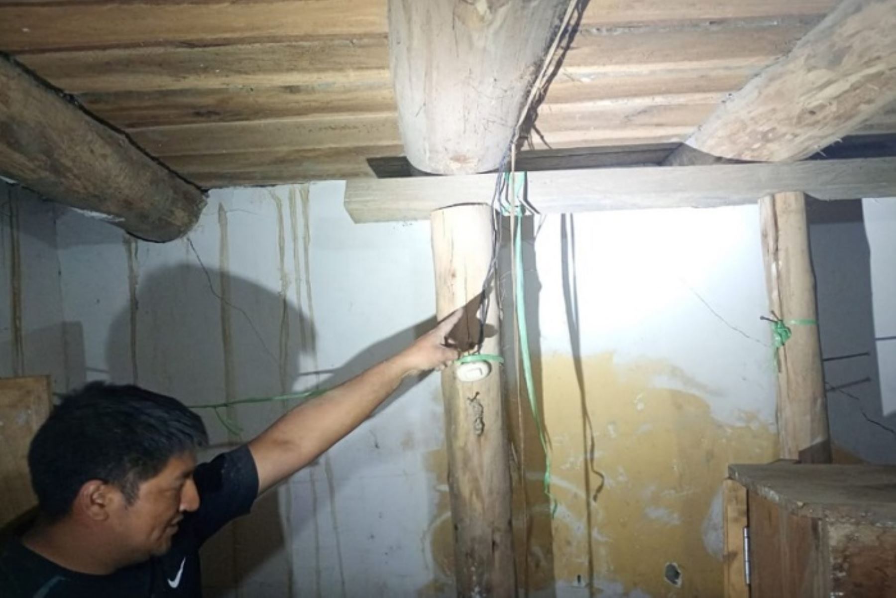 Áncash: 50 viviendas dañadas por activación de falla geológica por lluvias en distrito de San Luis