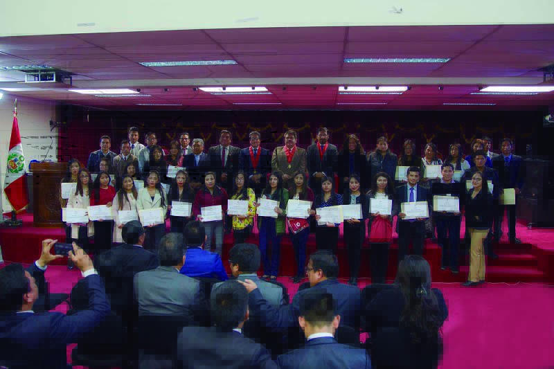 Presidente de la Corte de Áncash inauguró el IV Voluntariado Judicial en Huaraz