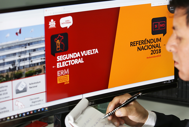 JNE pone a disposición de electores portal “Voto Informado” sobre referéndum
