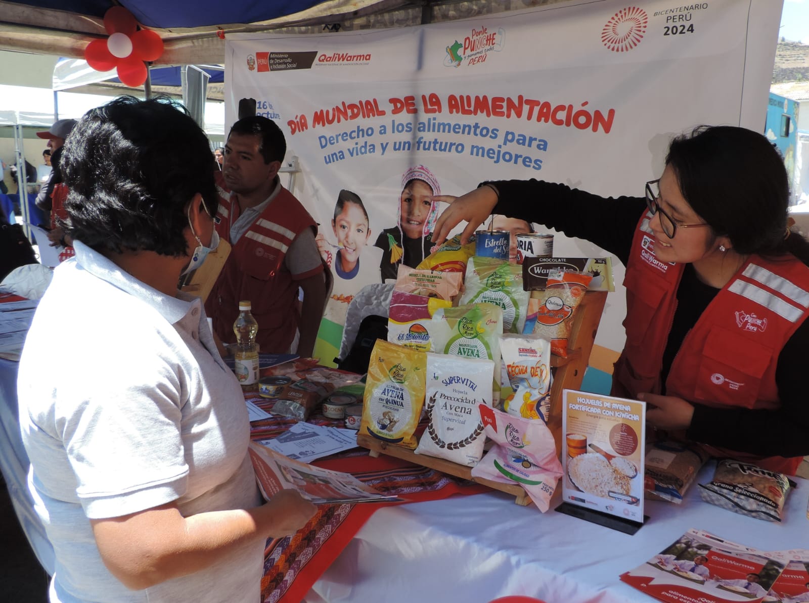 Qali Warma promueve alimentación saludable en Feria Regional, Gastronómica y Empresarial  