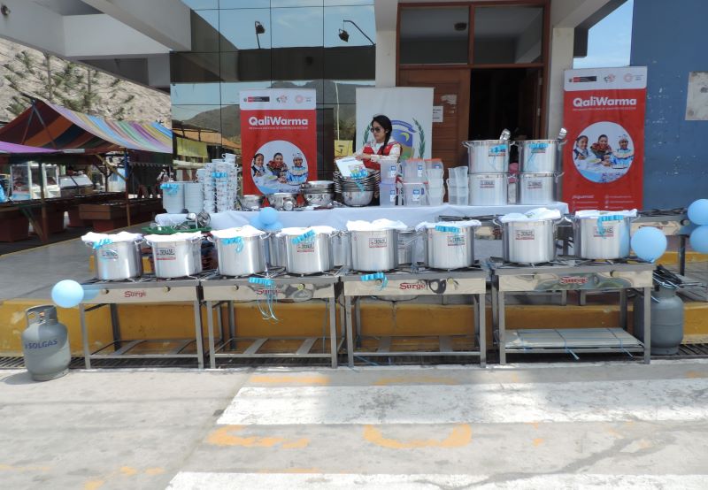 Áncash: comuna de Quillo implementa kits de cocina y menaje en instituciones educativas beneficiarias del Midis