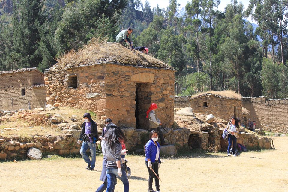 Estudiantes de arqueología realizaron limpieza en Waullak