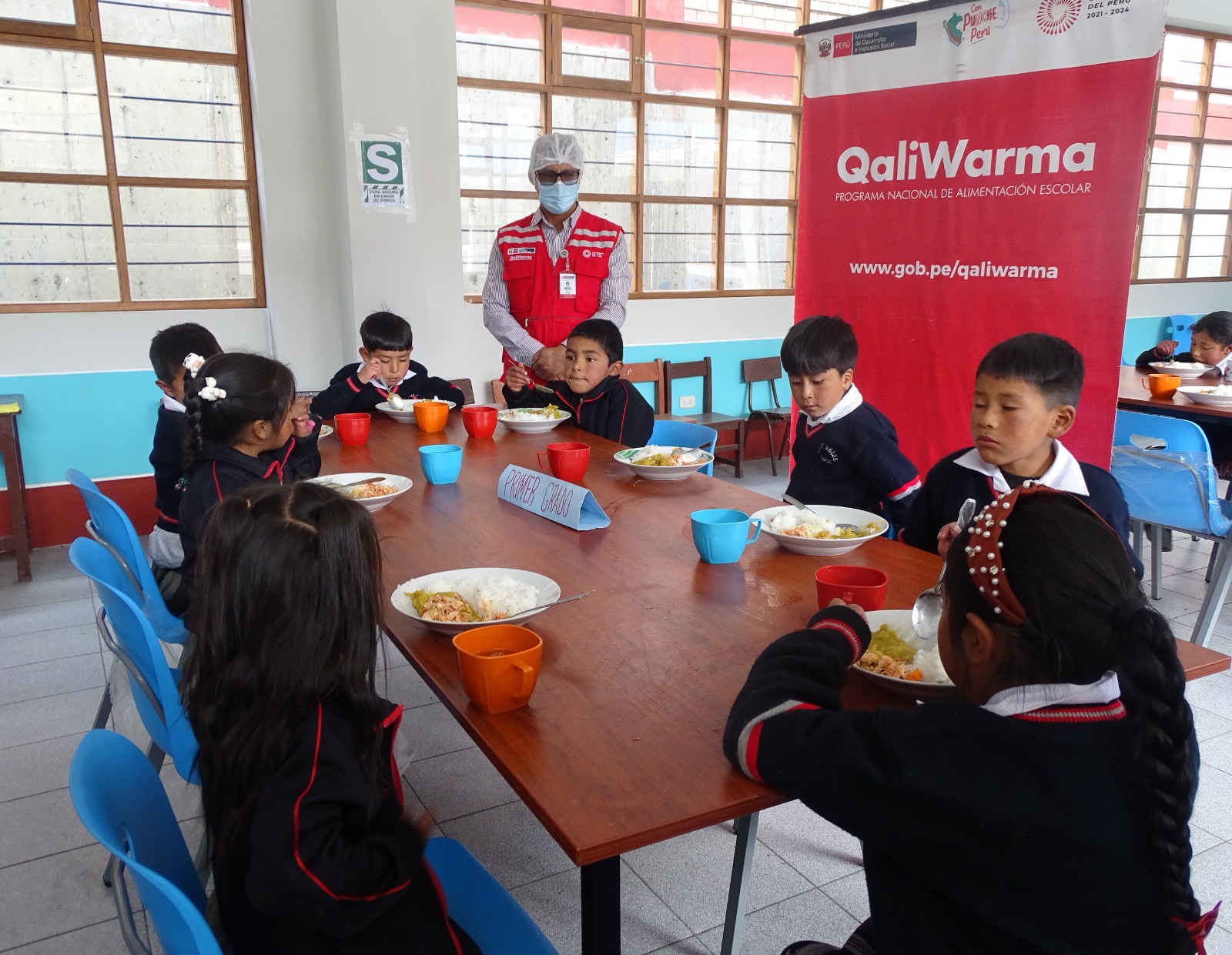 Áncash: supervisan servicio alimentario escolar en colegios públicos