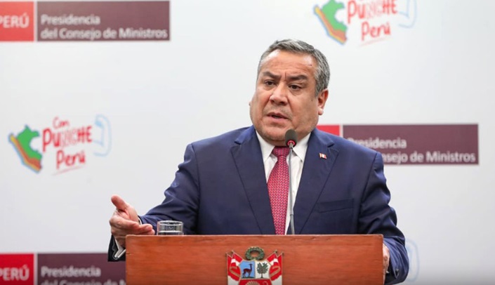 Premier Adrianzén tildó de “inmerecidamente violento y ofensivo” al comunicado de la ANGR