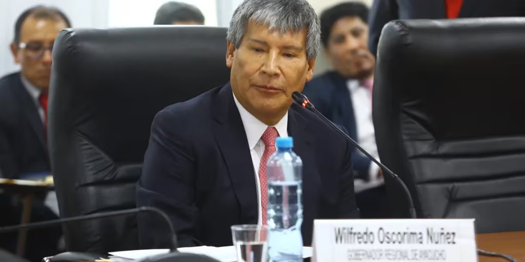 Wilfredo Oscorima guarda silencio acerca de reunión no registrada con presidenta Boluarte