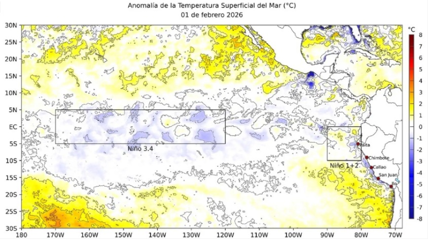 El Niño es “inminente” y se presentará desde marzo con lluvias más intensas en el norte de Perú