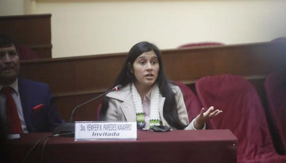 Fiscalía anuncia pedido de 36 meses de prisión preventiva para Yenifer Paredes 