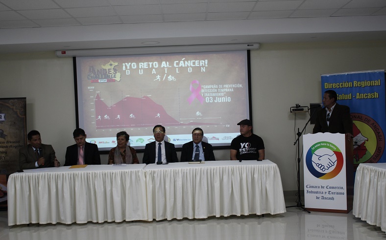 Huaraz: Diresa y Cámara de Comercio lanzan la campaña “Yo reto al cáncer”