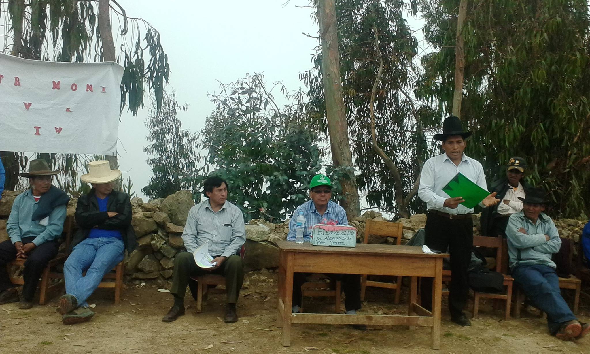 Autoridades de caserío de Anchín piden apoyo para concretización de proyectos