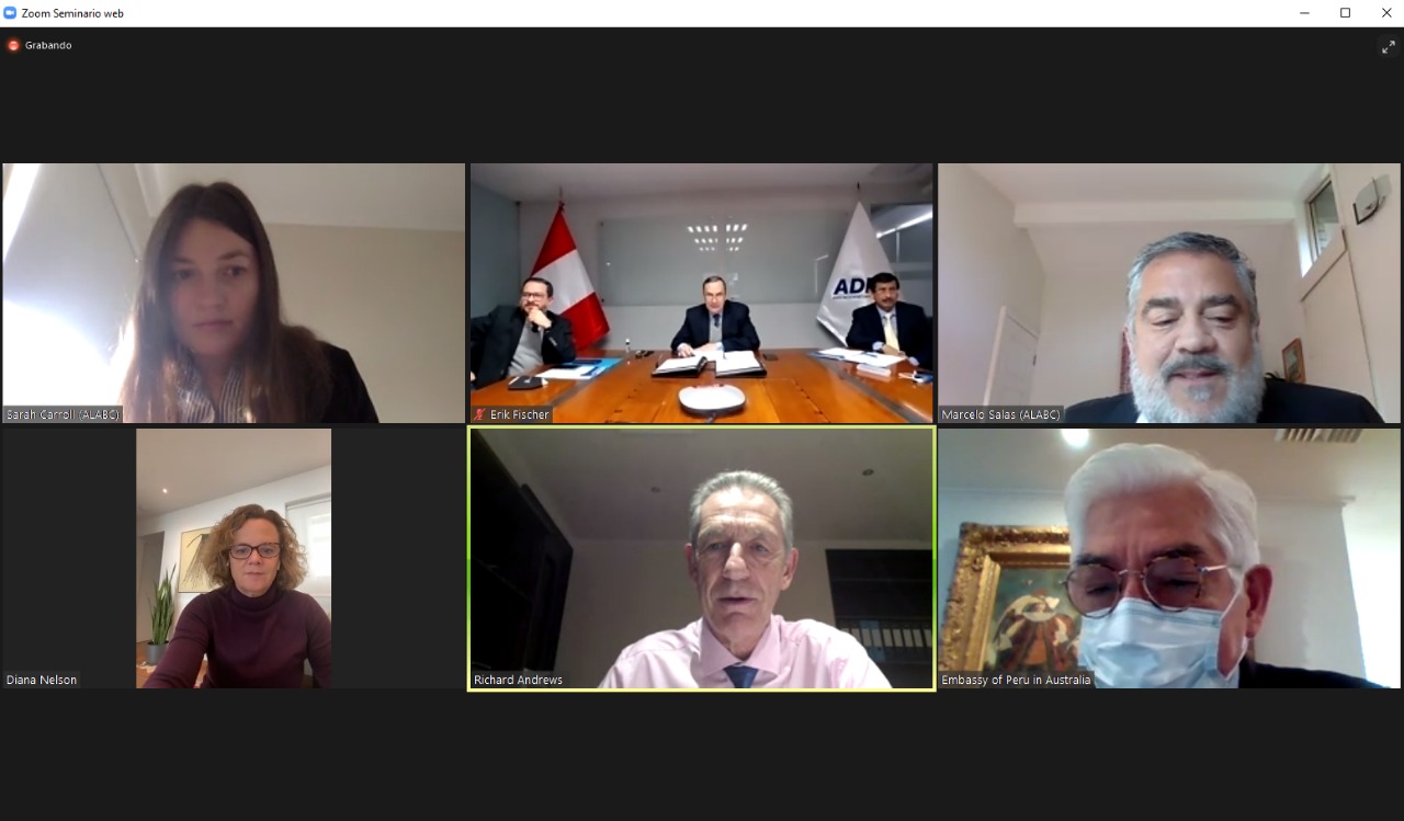  Adex y el ALABC establecen Consejo Empresarial Australia-Perú 